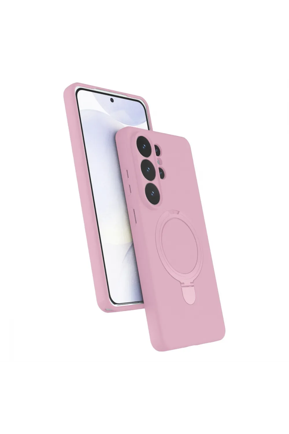 Samsung Galaxy S26 Ultra Regal Magsafe Standlı Kapak - Açık Pembe