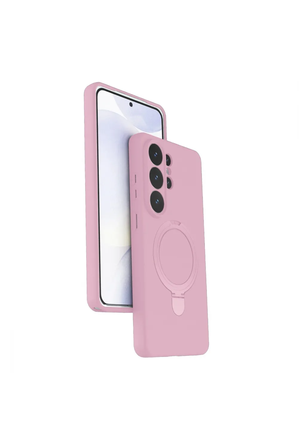 Samsung Galaxy S26 Ultra Regal Magsafe Standlı Kapak - Açık Pembe