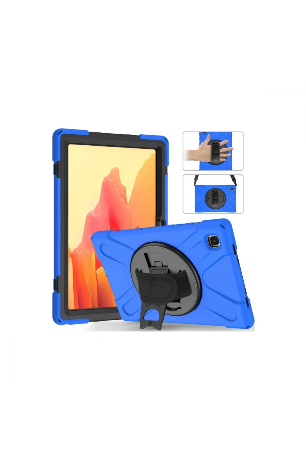 Samsung Galaxy T220 Tab A7 Lite 8.7 Kılıf Amazing Tablet Kapak - Mavi
