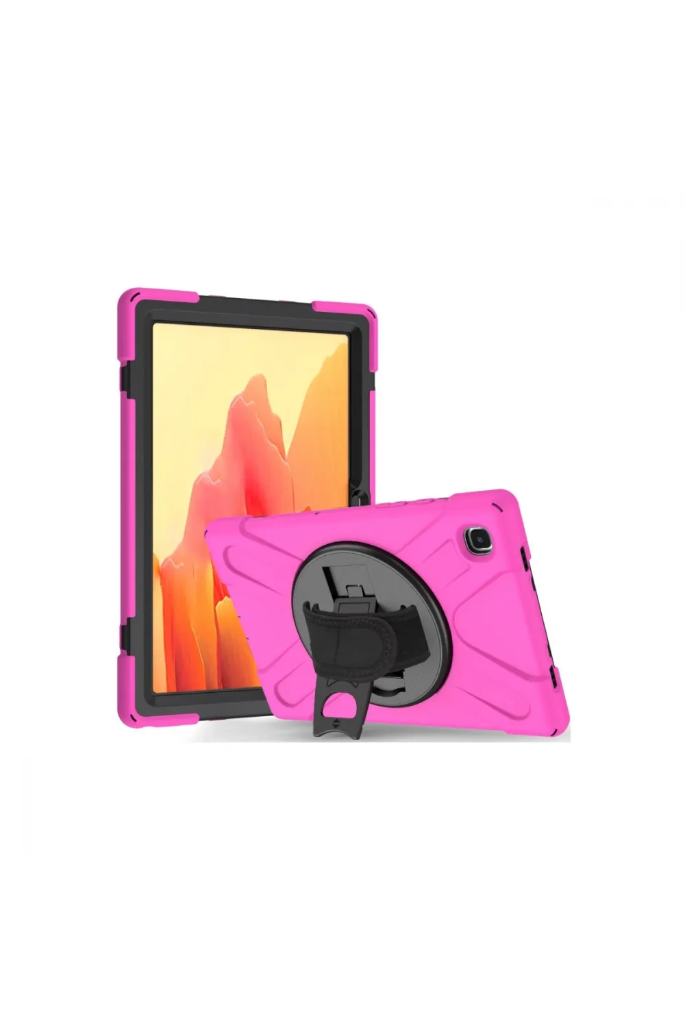 Samsung Galaxy T220 Tab A7 Lite 8.7 Kılıf Amazing Tablet Kapak - Pembe