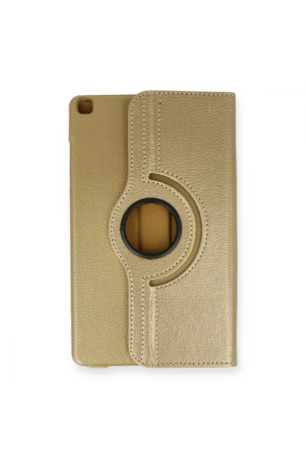 Samsung Galaxy T290 Tab A 8 Kılıf 360 Tablet Deri Kılıf - Gold