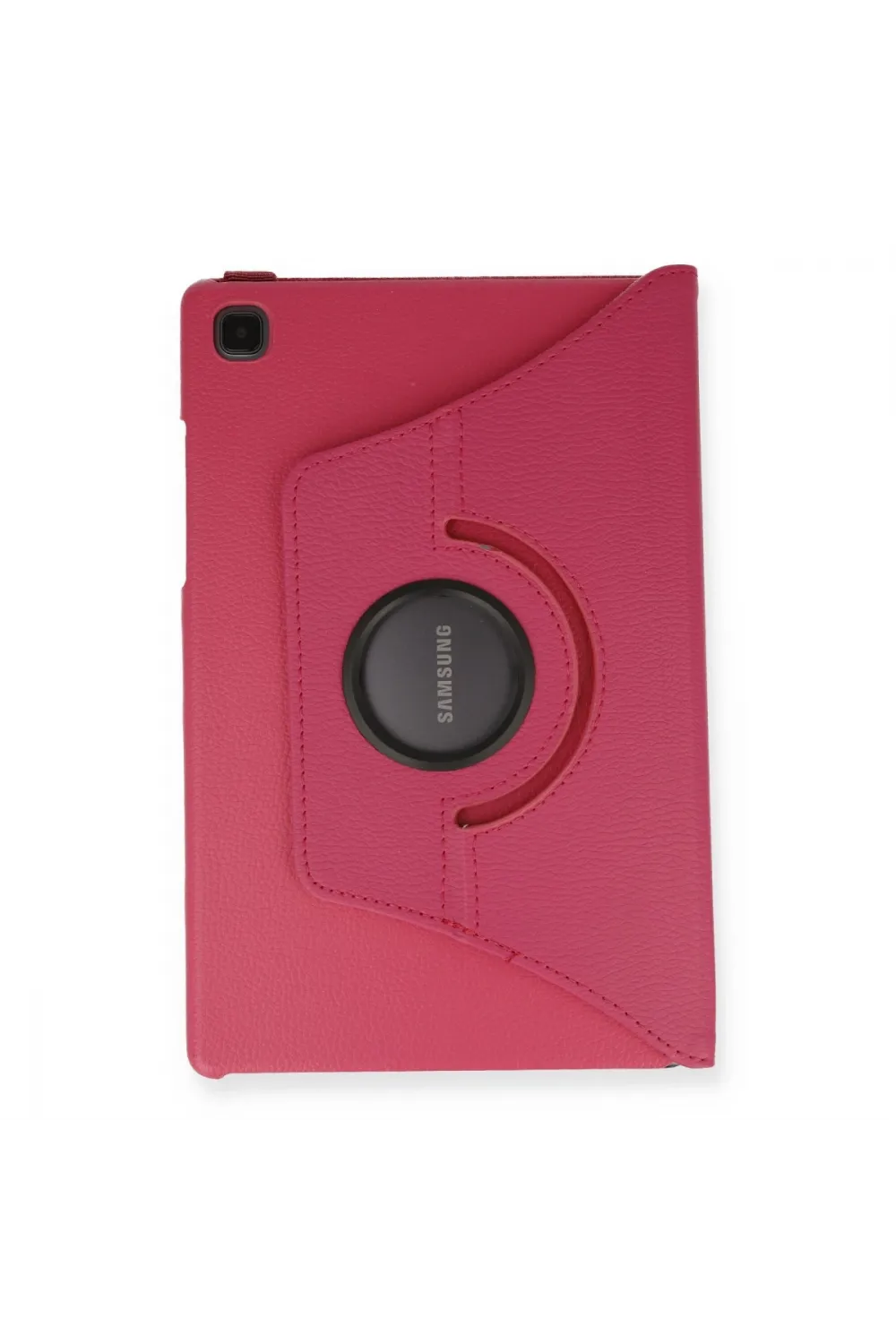 Samsung Galaxy T500 Tab A7 10.4 Kılıf 360 Tablet Deri Kılıf - Pembe