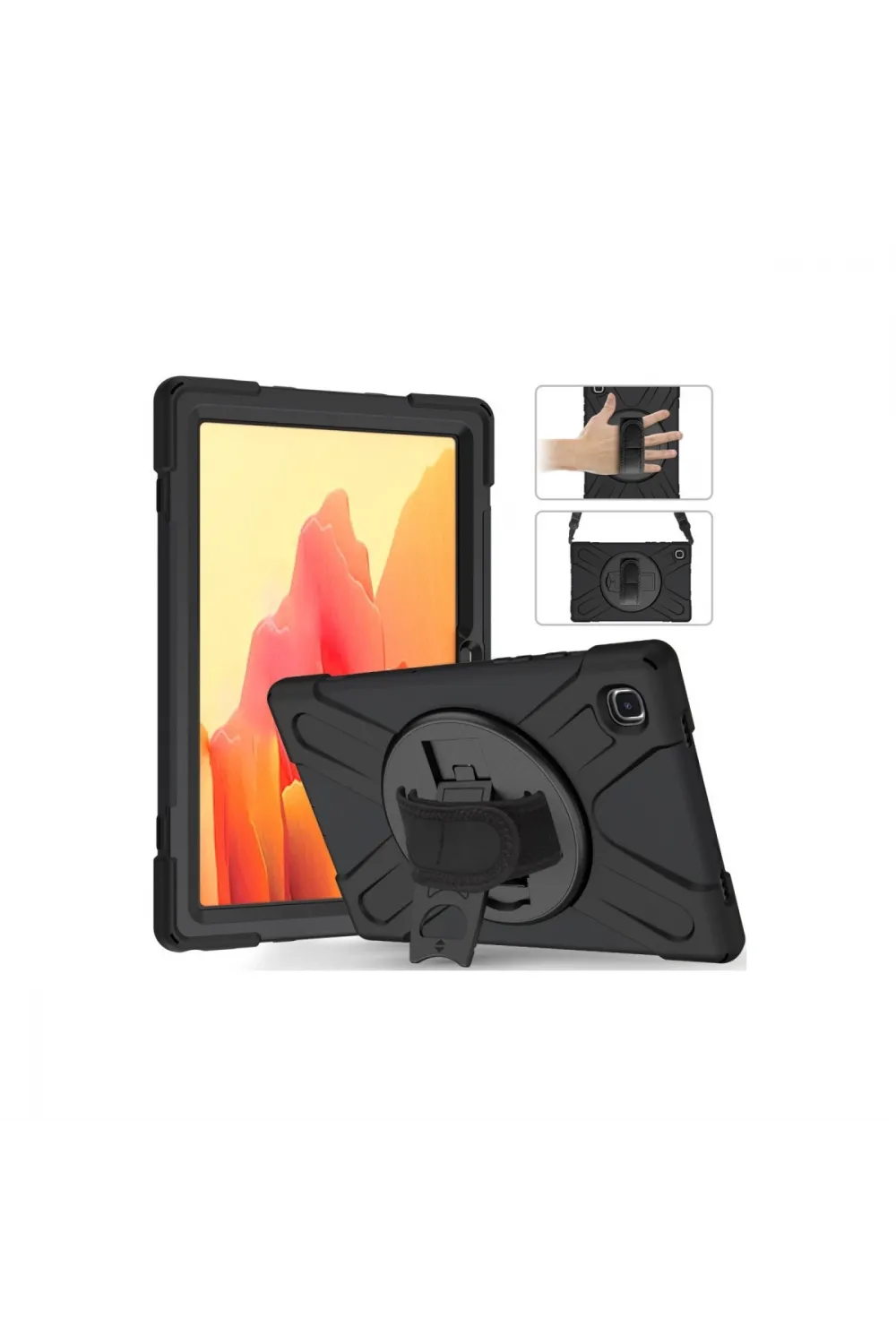 Samsung Galaxy T500 Tab A7 10.4 Kılıf Amazing Tablet Kapak - Siyah