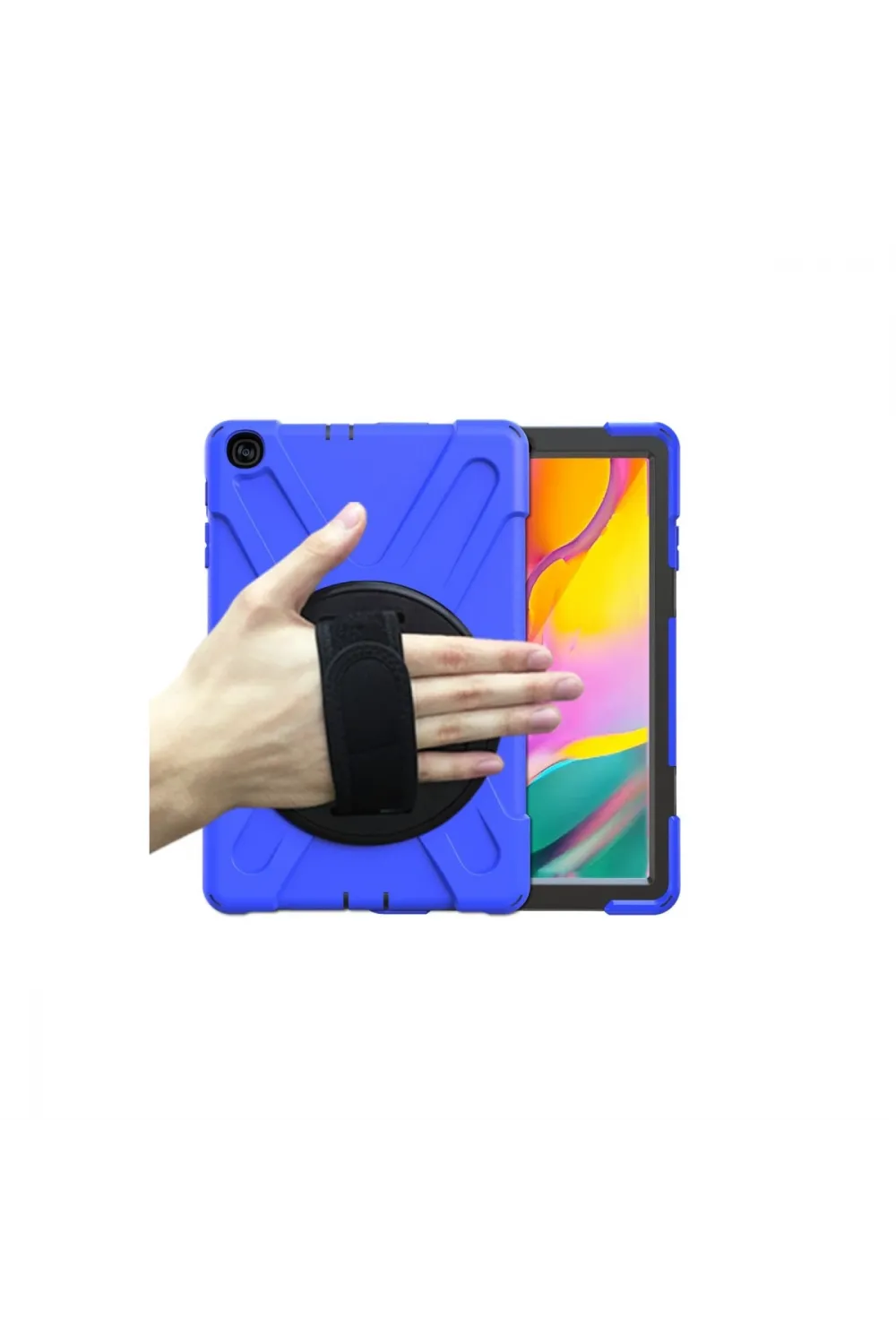 Samsung Galaxy T510 Tab A 10.1 Kılıf Amazing Tablet Kapak - Mavi