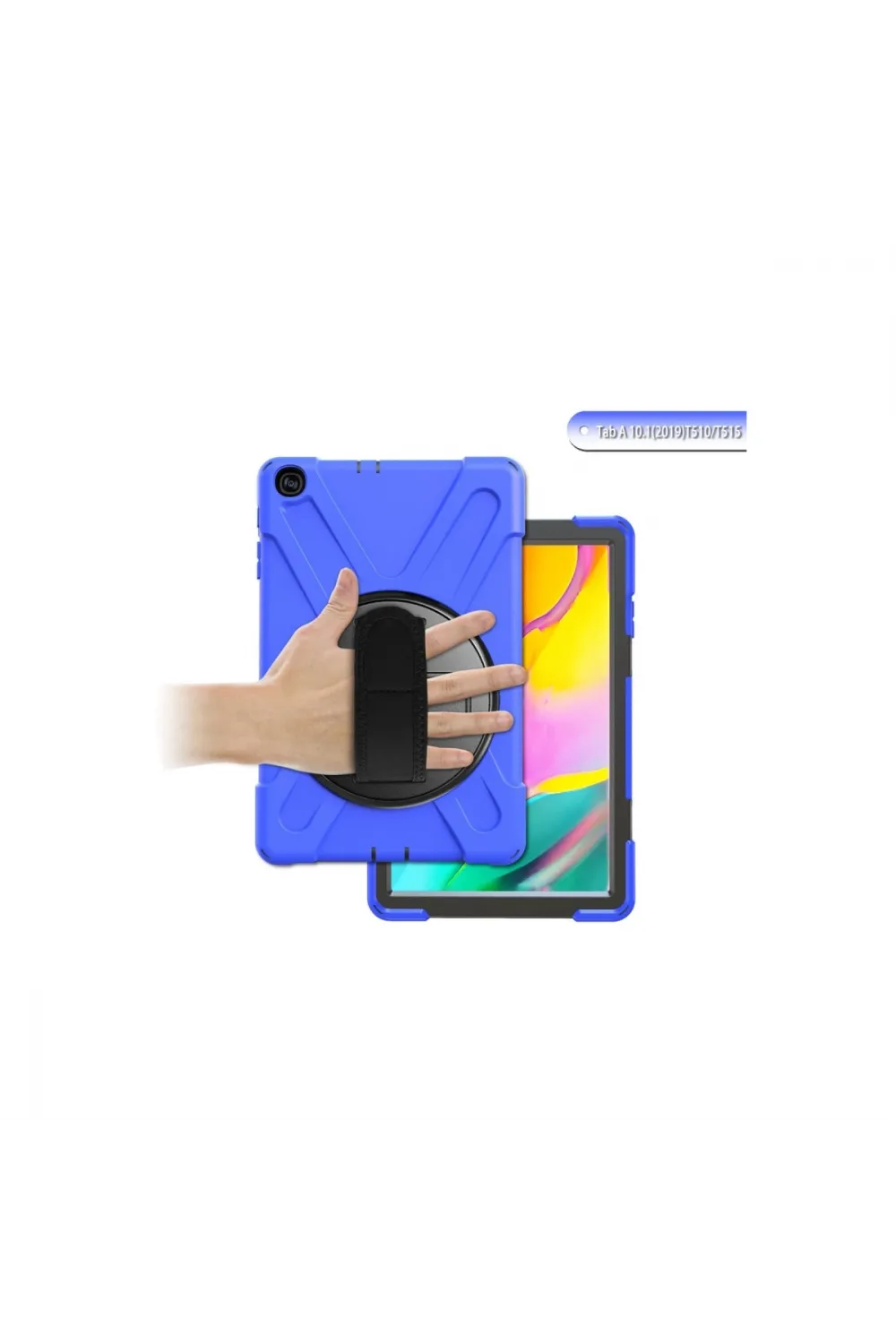 Samsung Galaxy T510 Tab A 10.1 Kılıf Amazing Tablet Kapak - Mavi