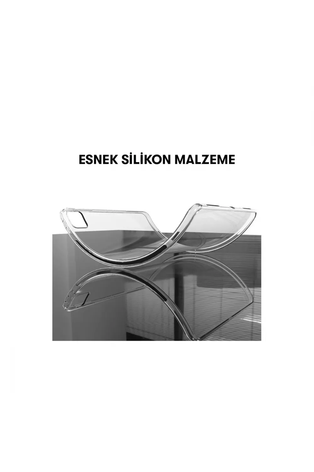Samsung Galaxy T737 Tab S7 Fe 12.4 Kılıf Anti Shock Tablet Silikon - Şeffaf