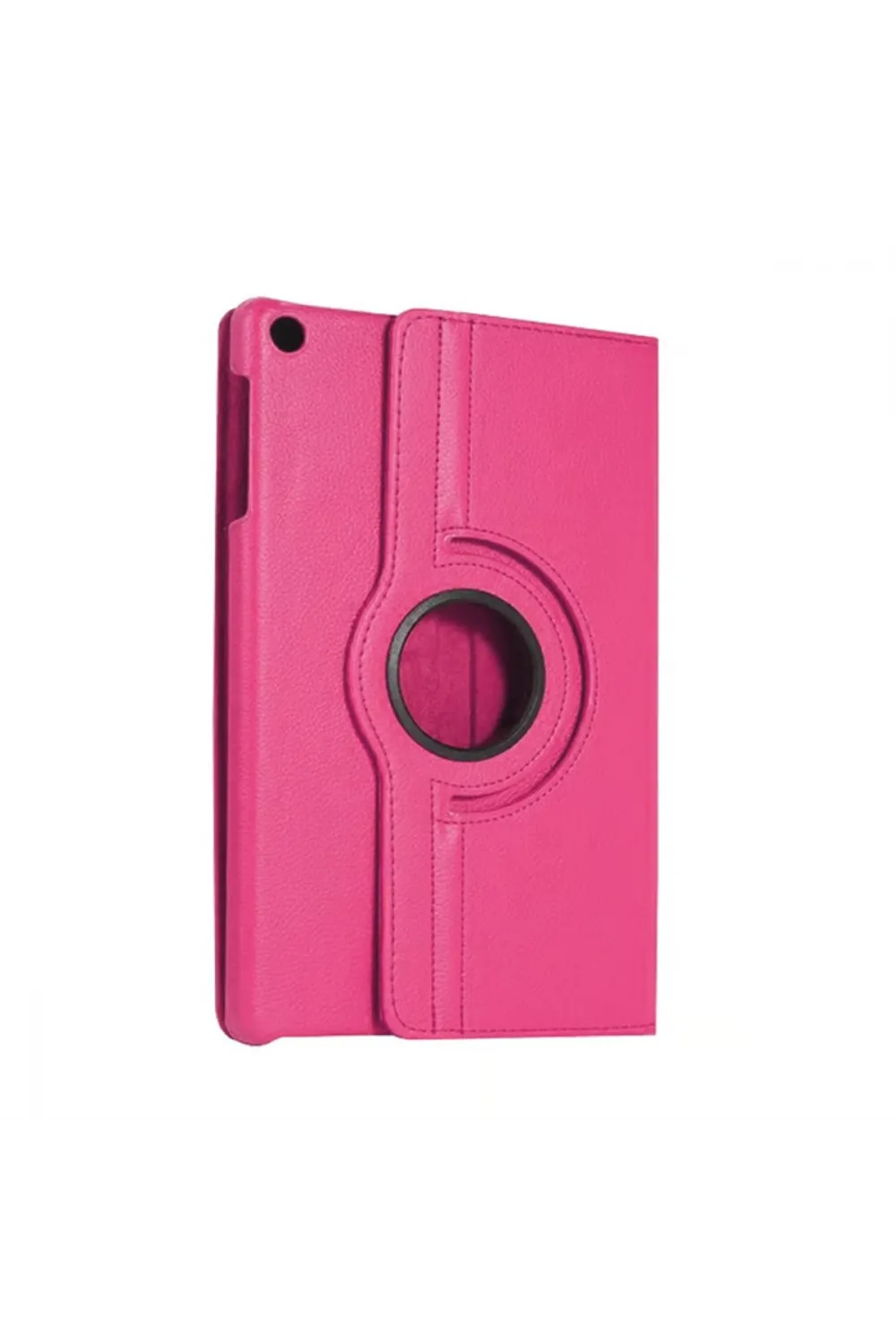 Samsung Galaxy Tab A11 360 Tablet Deri Kılıf - Pembe