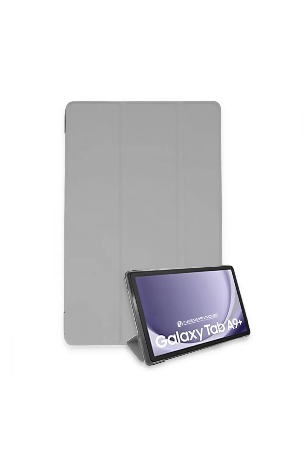 Samsung Galaxy Tab A9 Plus Kılıf Tablet Smart Kılıf - Gri