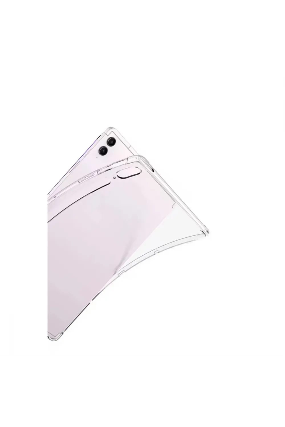 Samsung Galaxy Tab S10 Fe Plus 13.1 Kılıf Anti Shock Tablet Silikon - Şeffaf