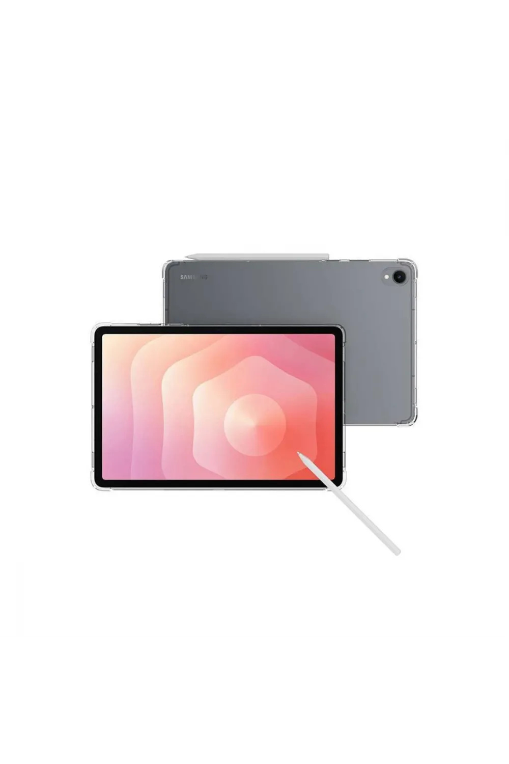 Samsung Galaxy Tab S11 Kılıf Anti Shock Tablet Silikon - Şeffaf