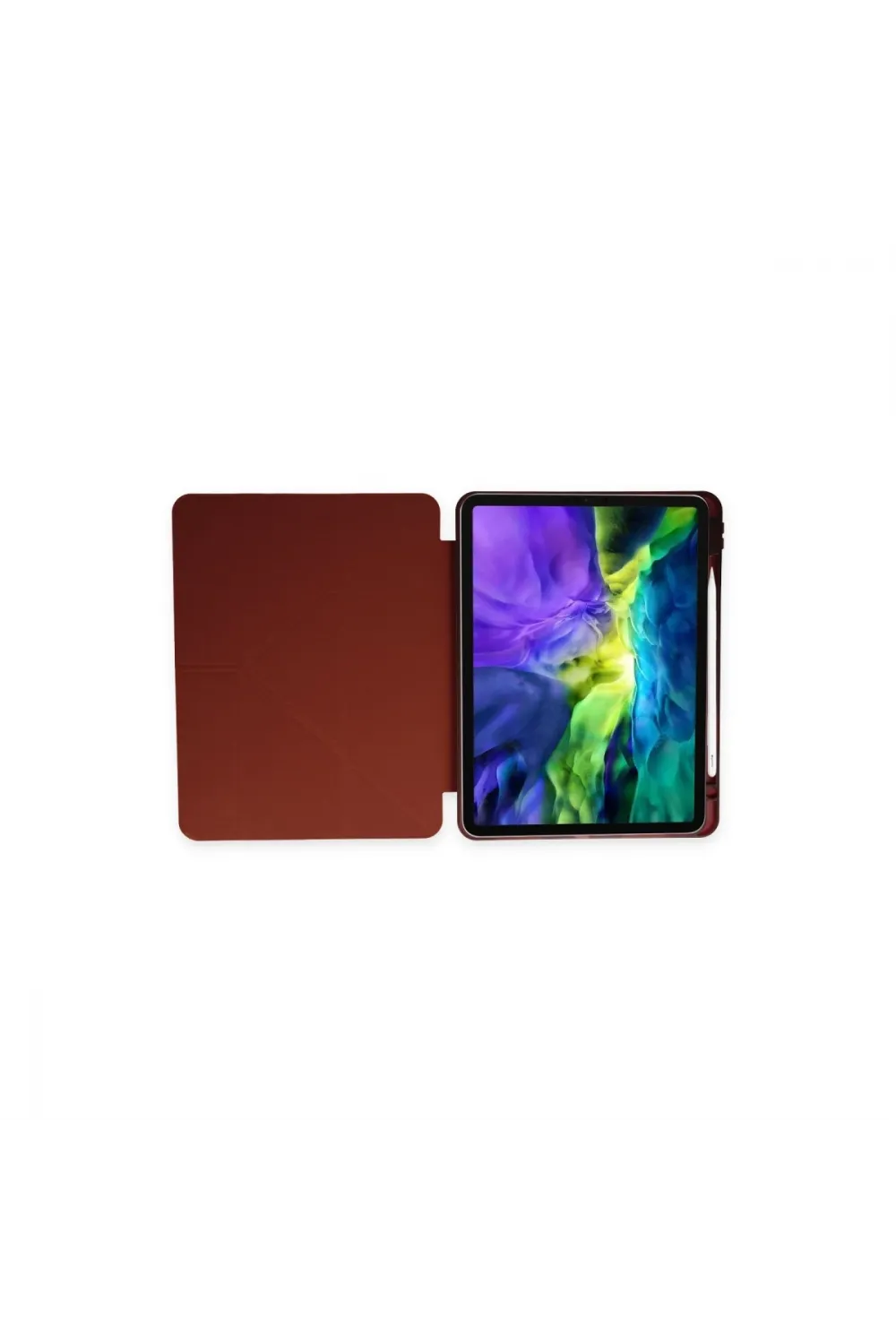 Samsung Galaxy X200 Tab A8 10.5 Kılıf Kalemlikli Mars Tablet Kılıfı - Mürdüm