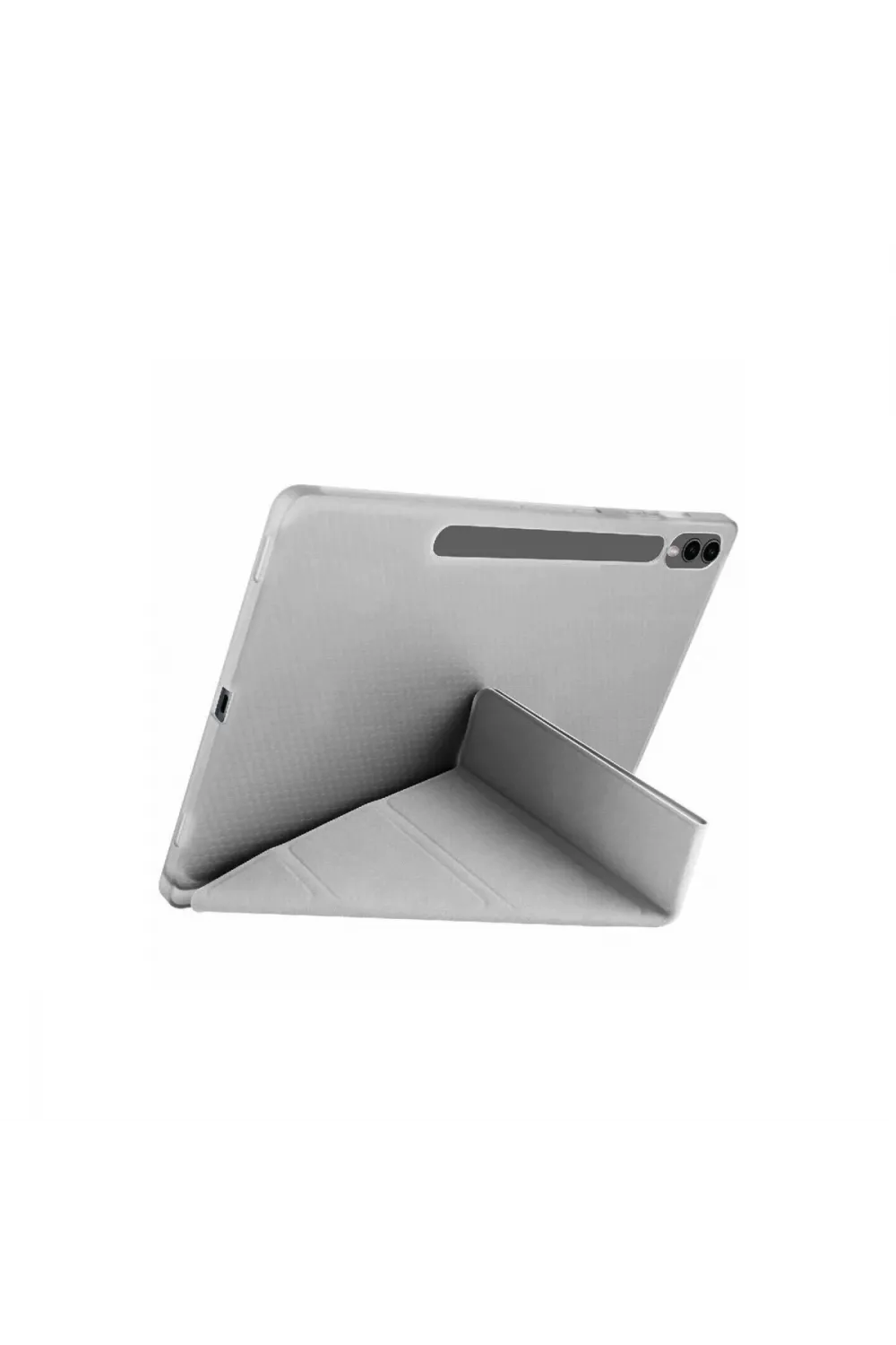 Samsung Galaxy X510 Tab S9 Fe 11 Kılıf Kalemlikli Mars Tablet Kılıfı - Koyu Gri