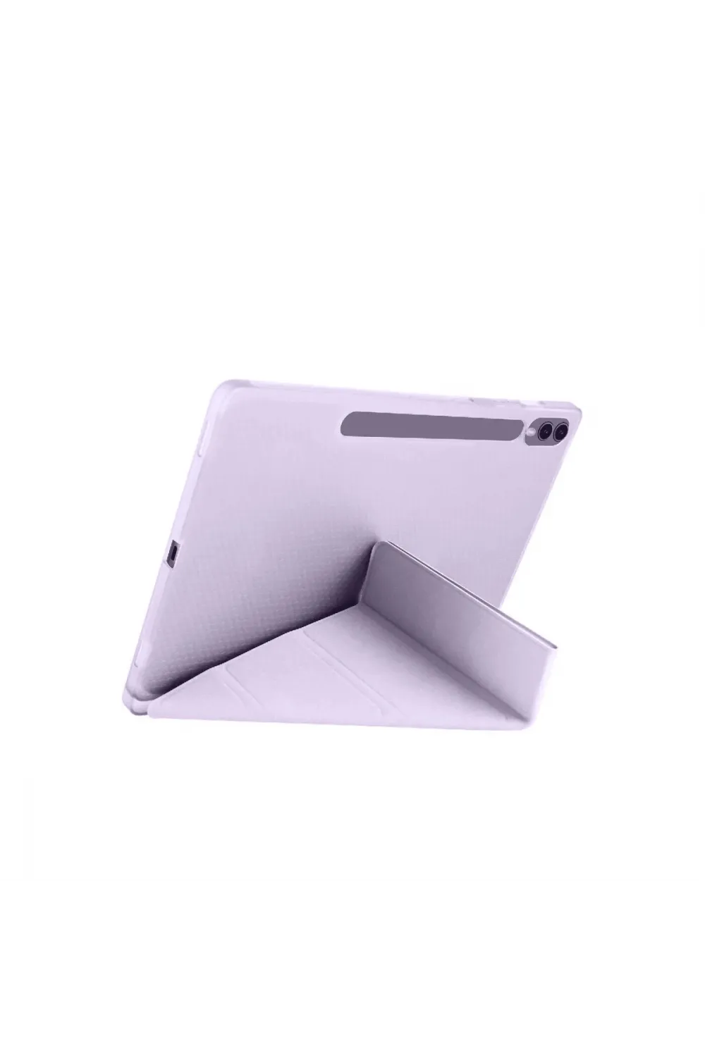Samsung Galaxy X610 Tab S9 Fe Plus 12.4 Kılıf Kalemlikli Mars Tablet Kılıfı - Lila