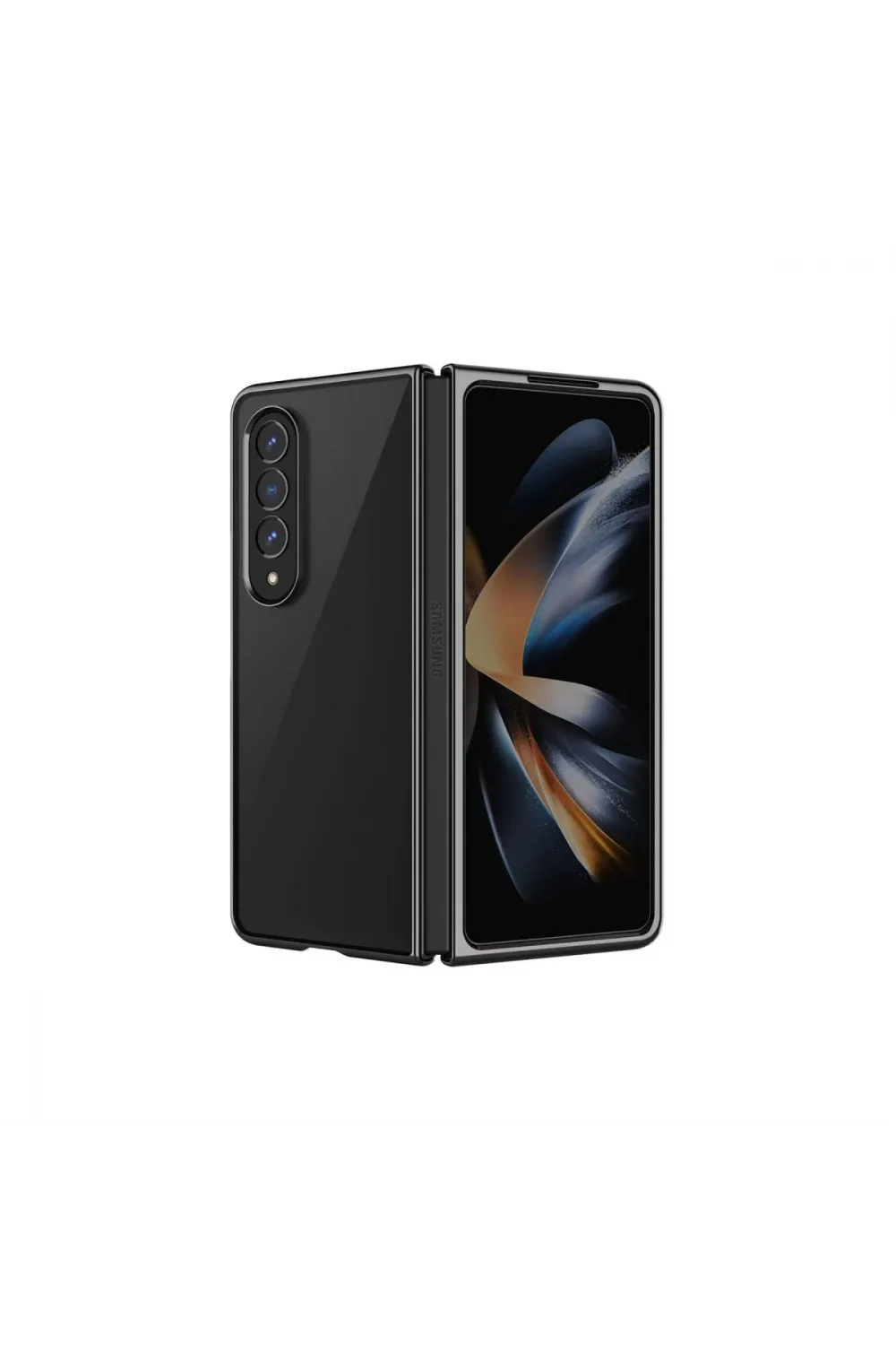 Samsung Galaxy Z Fold 4 Kılıf Fold Element Kapak - Siyah