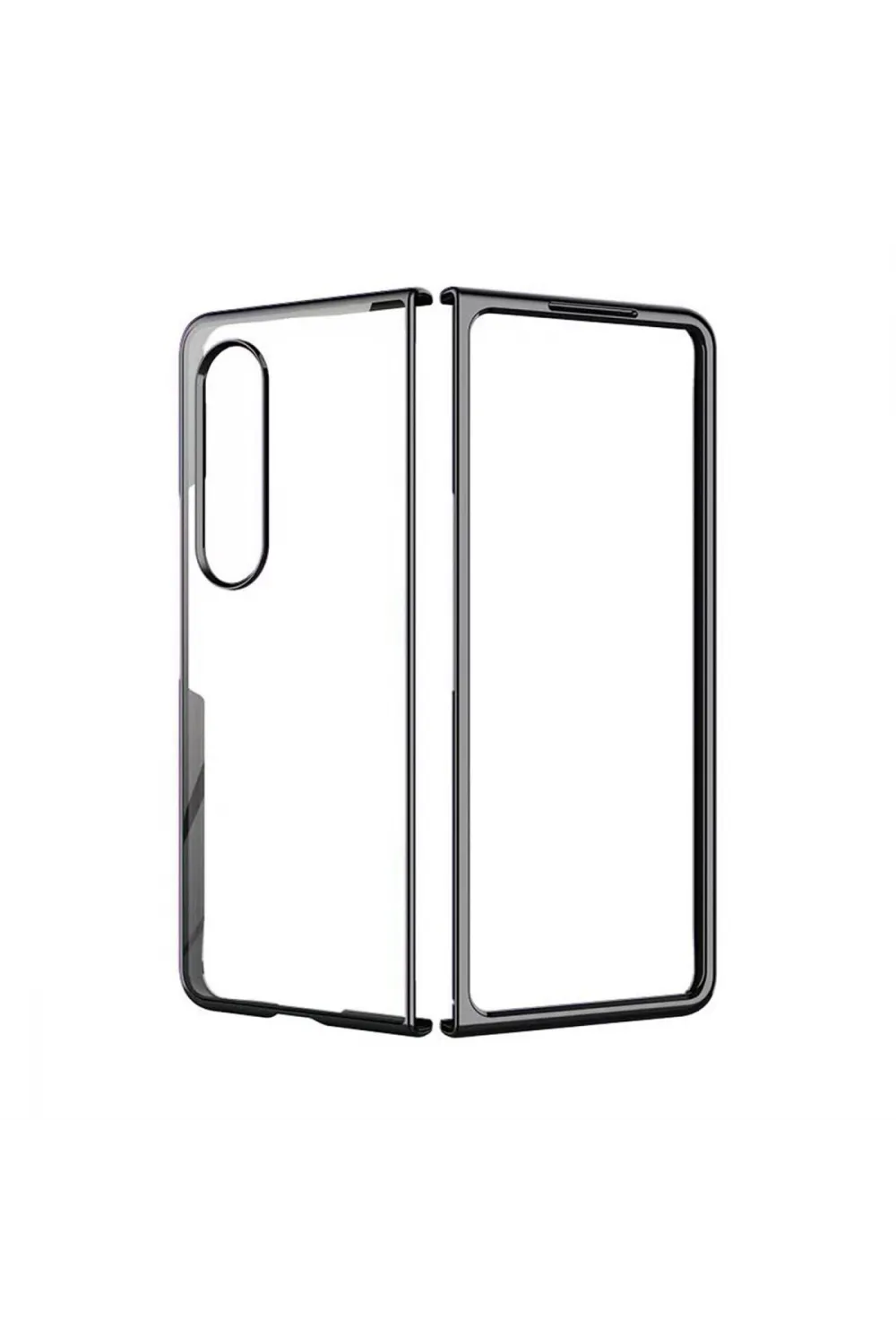 Samsung Galaxy Z Fold 4 Kılıf Fold Element Kapak - Siyah
