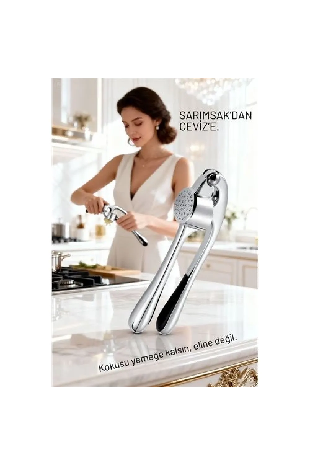 Sarımsak Ezici 304 Paslanmaz Çelik Stella Classic Design 721064