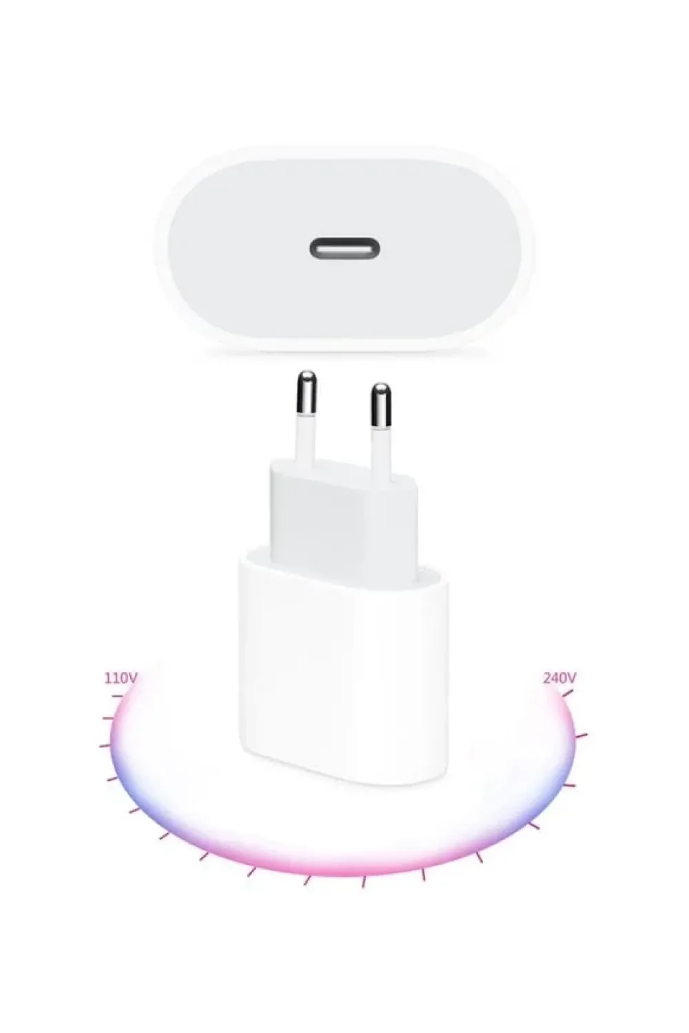 Şarj Aleti 25w Çift Usb-c Hızlı Şarz Cihazı