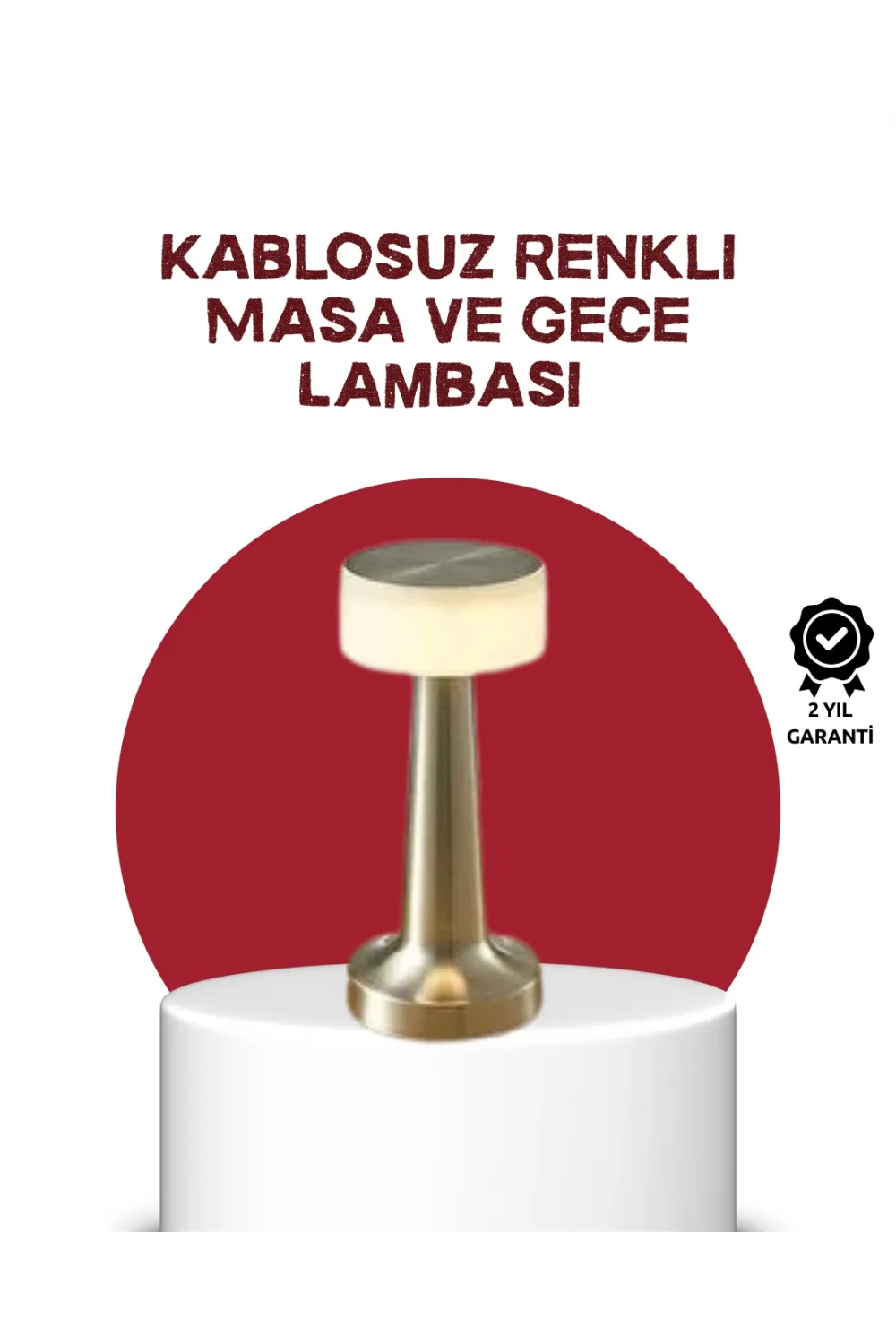 Şarj Edilebilir Led Masa Lambası Usb Girişli, Metal Yapı