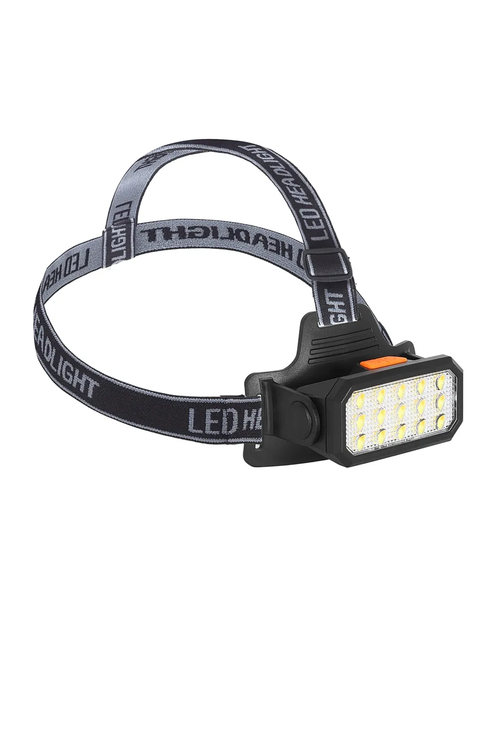 Şarjlı 15 LED Kafa Lambası Sarı ve Beyaz Işık Çok Modlu Güçlü Aydınlatma WT-652