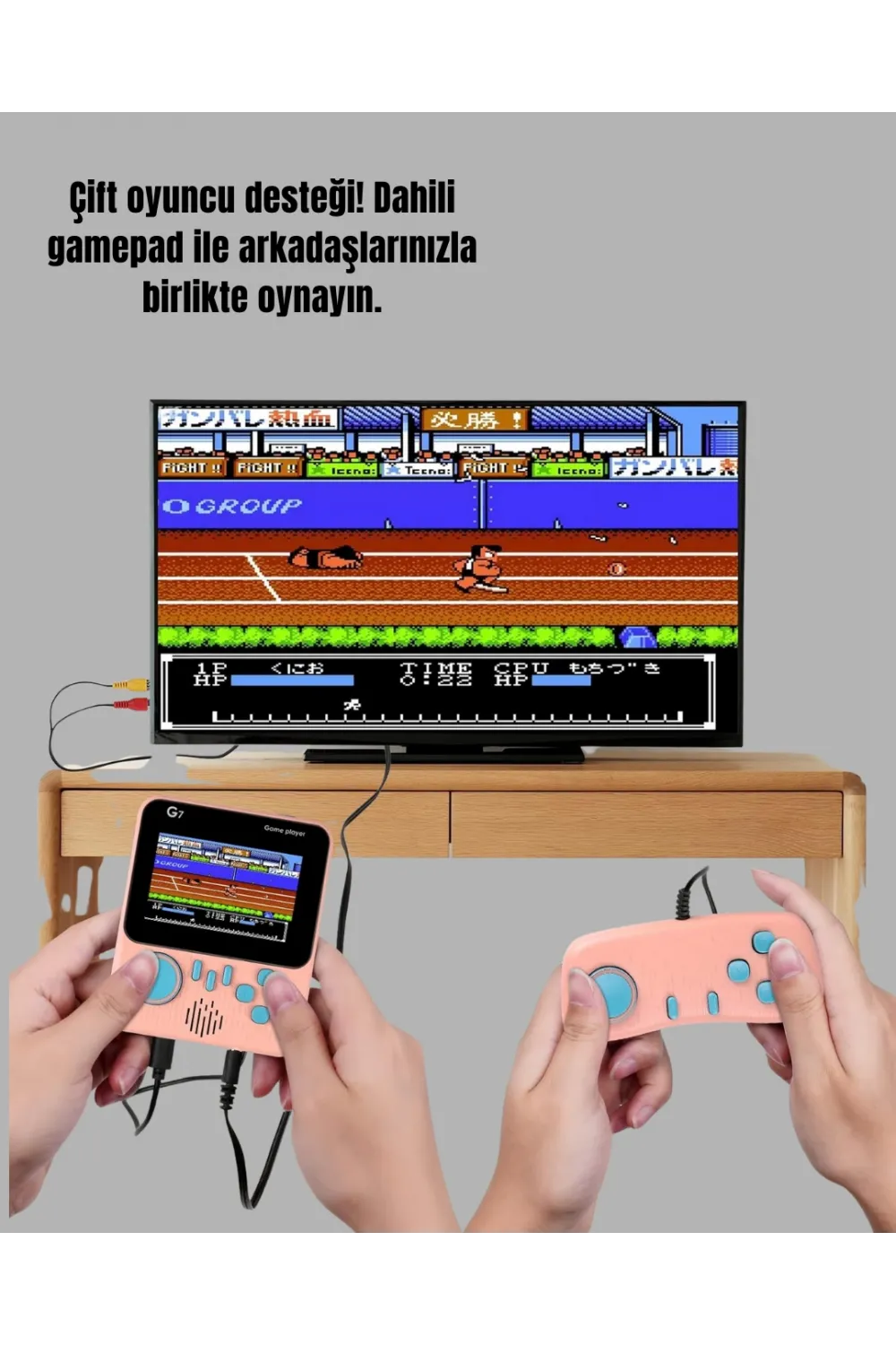 Şarjlı 3.5 İnç Retro Oyun Konsolu