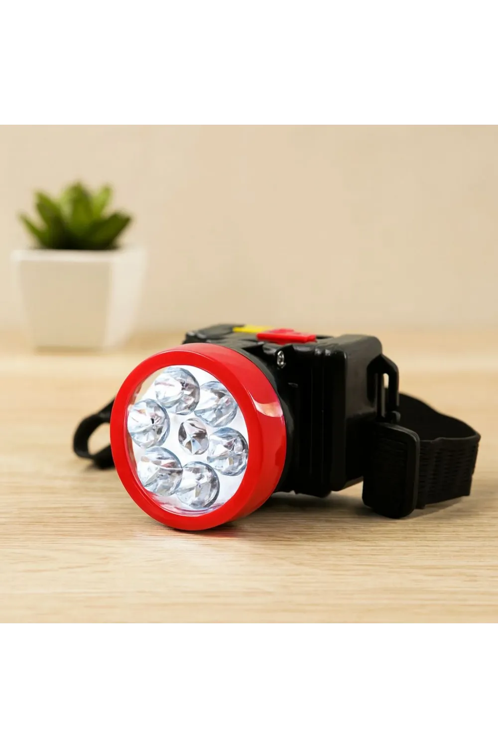 Şarjlı 6 LED 2W Kafa Lambası - Ayarlanabilir Işık