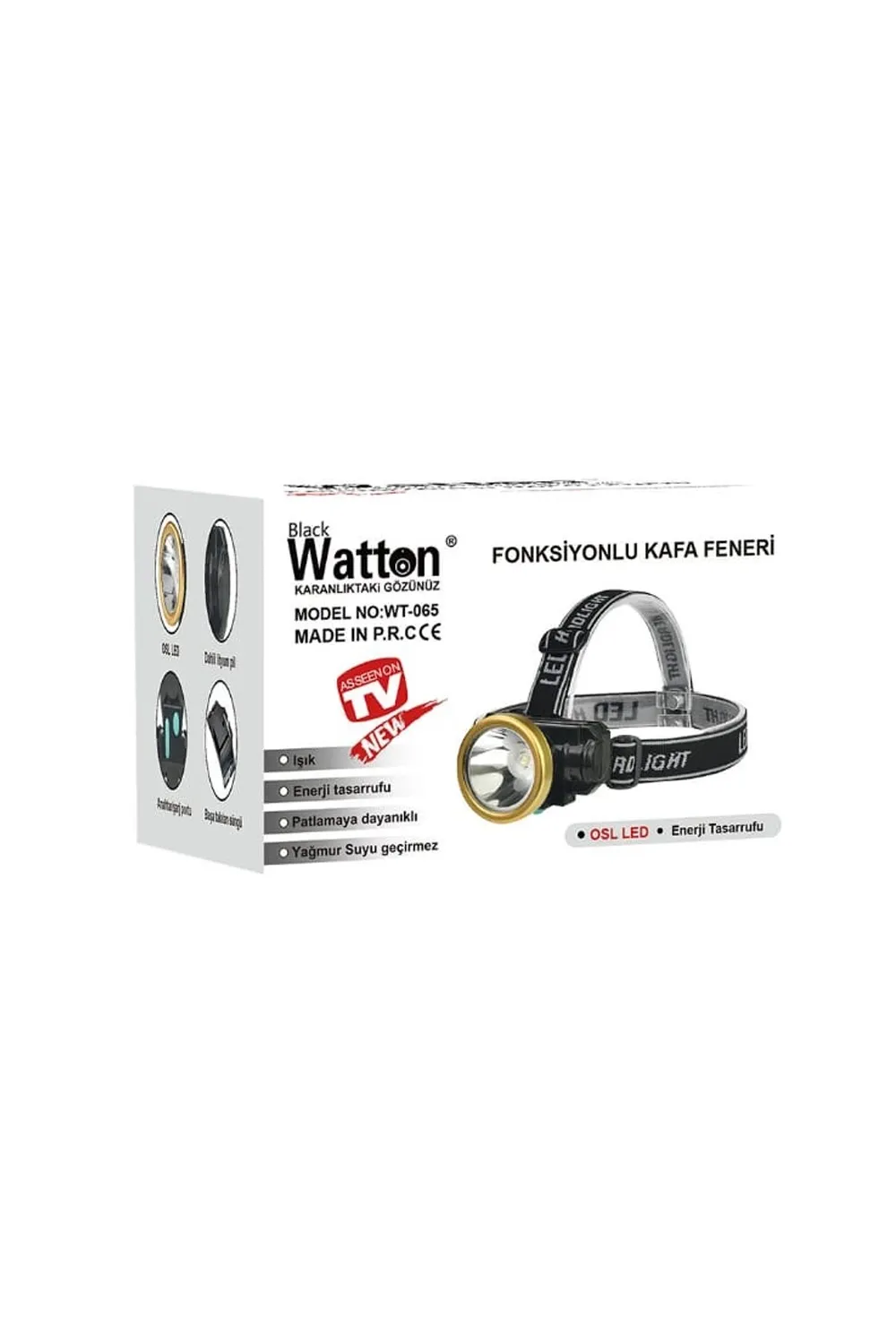 Şarjli Baret Lambasi Osl Led Wt-065