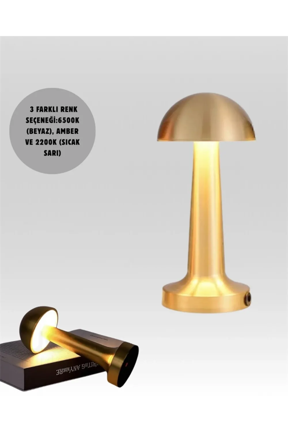 Şarjlı Dimmerli Led Masa Lambası – 4-8 Saat Aydınlatma