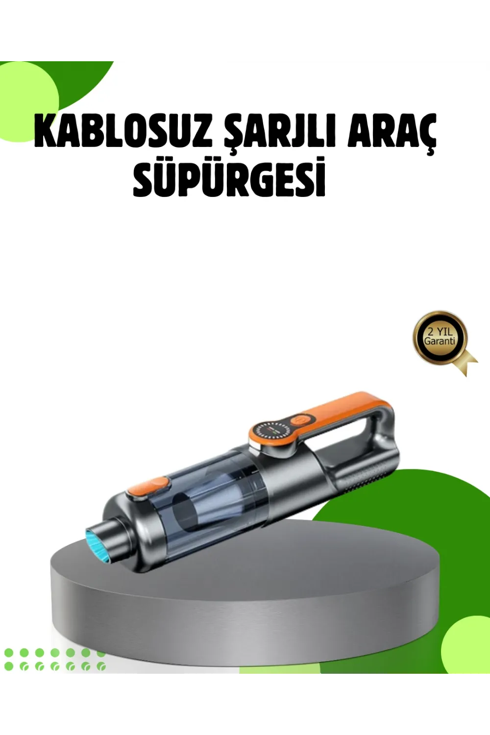 Şarjlı Kablosuz El Süpürgesi Yüksek Emiş Güçlü Ve Çok Başlıklı
