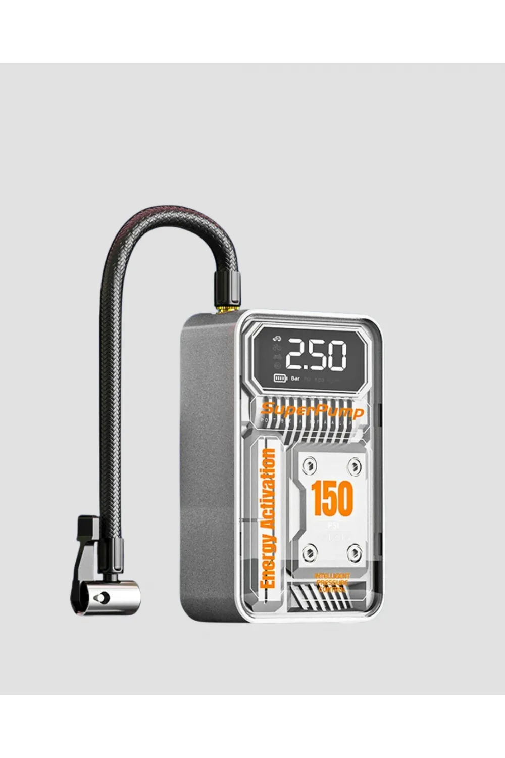 Şarjlı Kablosuz Hava Pompası – 150 Psı Basınç, Led Ekran Ve 6000mah Batarya