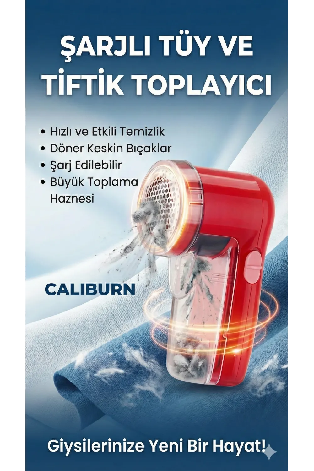 Şarjlı Kazak Tüy Toplama Makinesi
