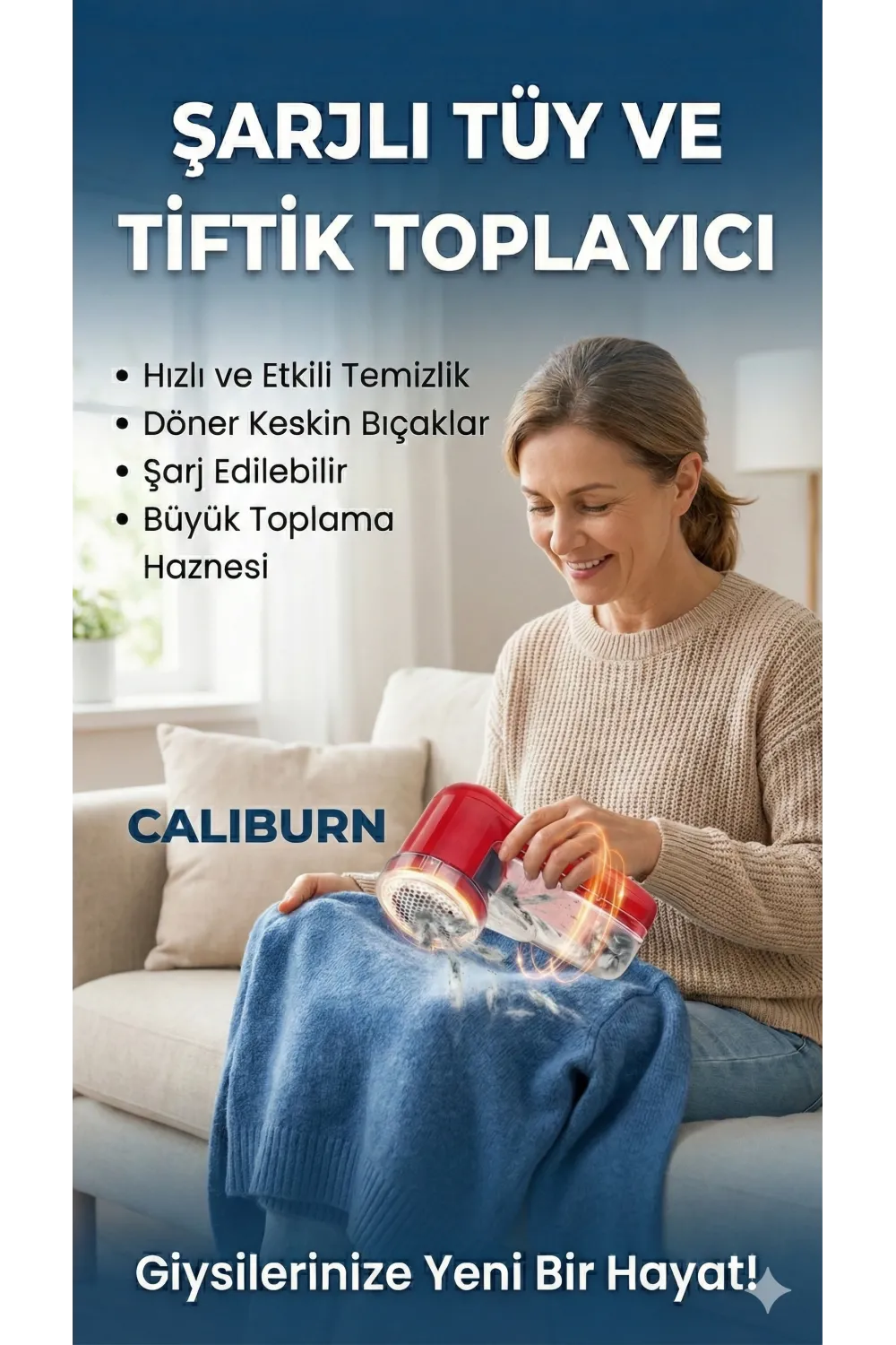 Şarjlı Kazak Tüy Toplama Makinesi