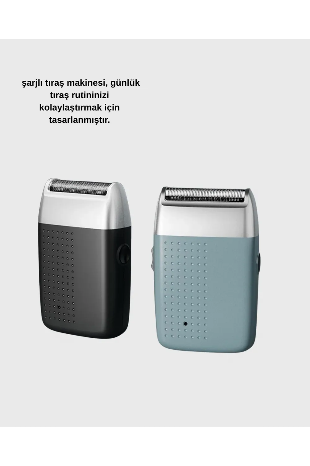 Şarjlı Kuru Kullanım Tıraş Makinesi – Kablosuz, Taşınabilir