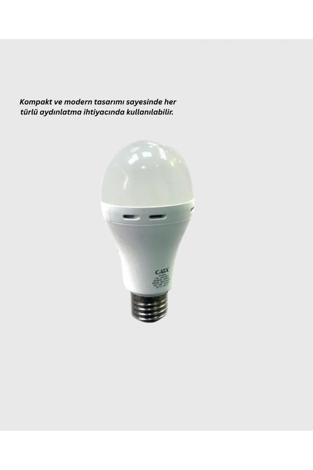 Şarjlı Led Ampul 30 Watt Soğuk Beyaz