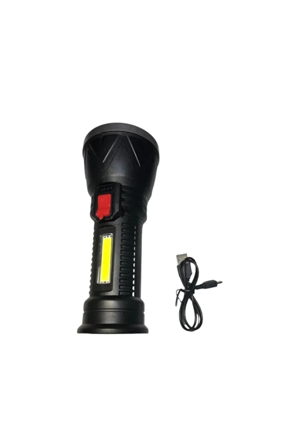 Şarjlı Led El Feneri 9 Led Güçlü Işık Ve 4 Modlu Kullanım