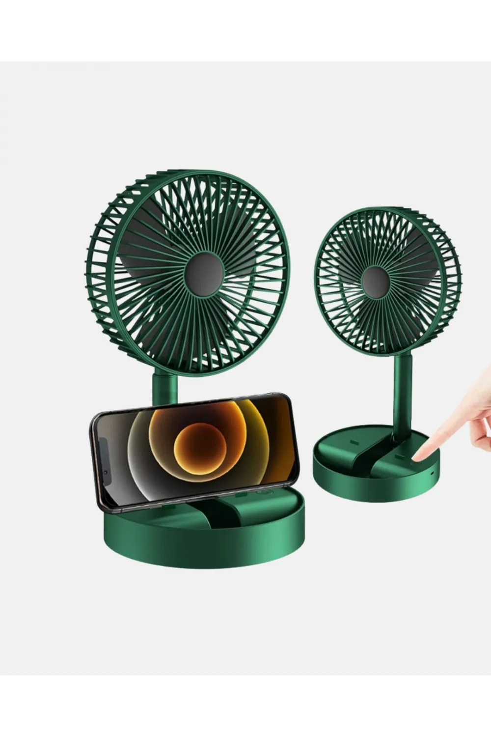 Şarjlı Mini Fan Katlanabilir 3 Hız Ayarlı Taşınabilir Tasarımlı