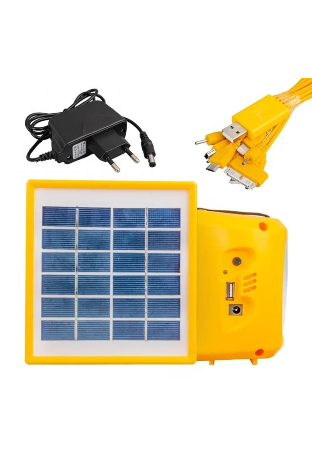 Şarjlı Solar Aydınlatma Seti Tek Panelli
