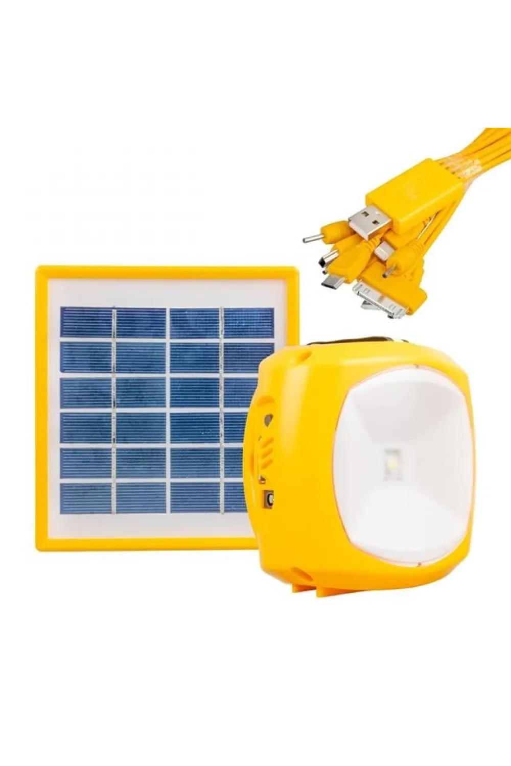 Şarjlı Solar Aydınlatma Seti Tek Panelli