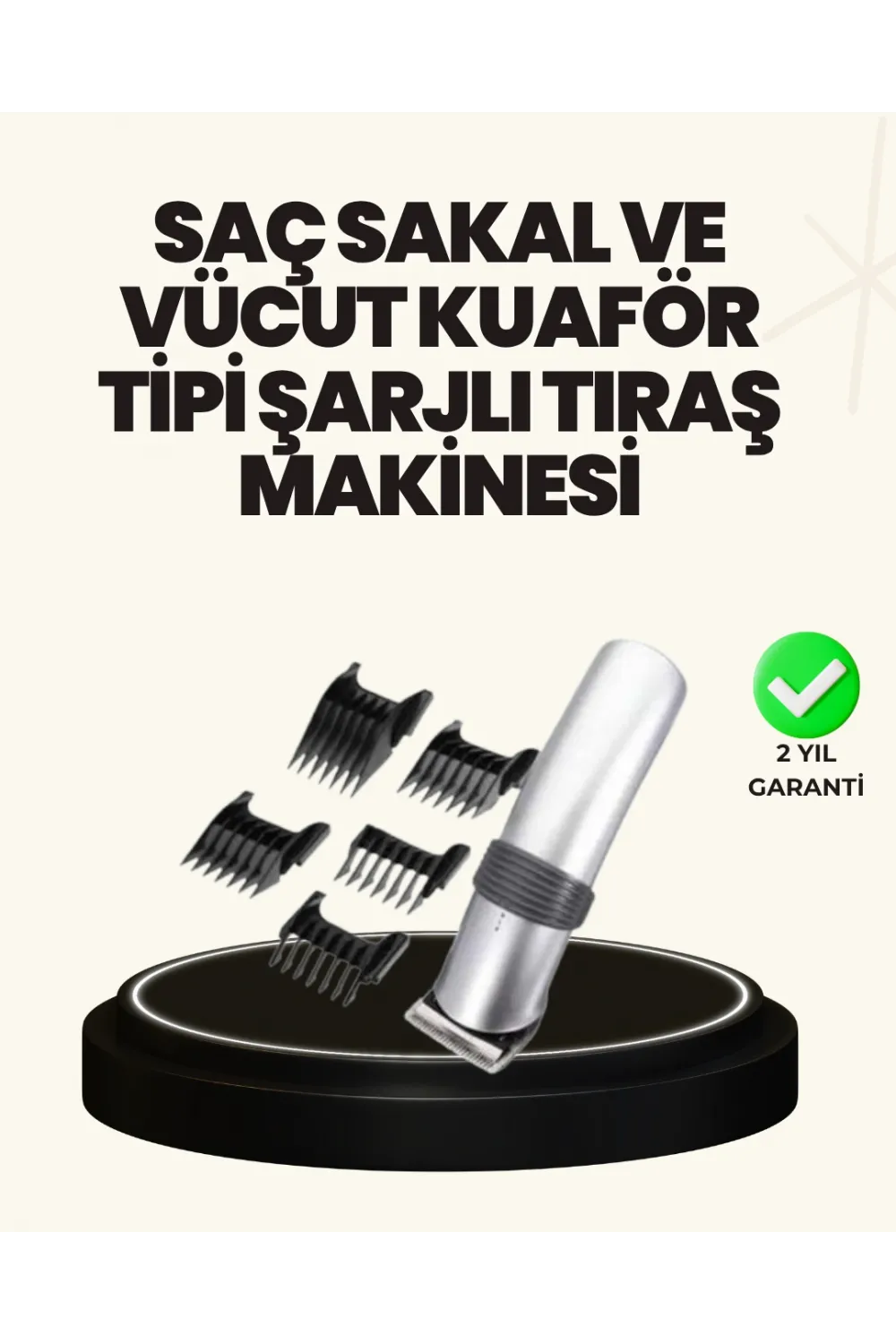 Şarjlı Ve Kablosuz Tıraş Makinesi – Her Yerde Rahat Kullanım