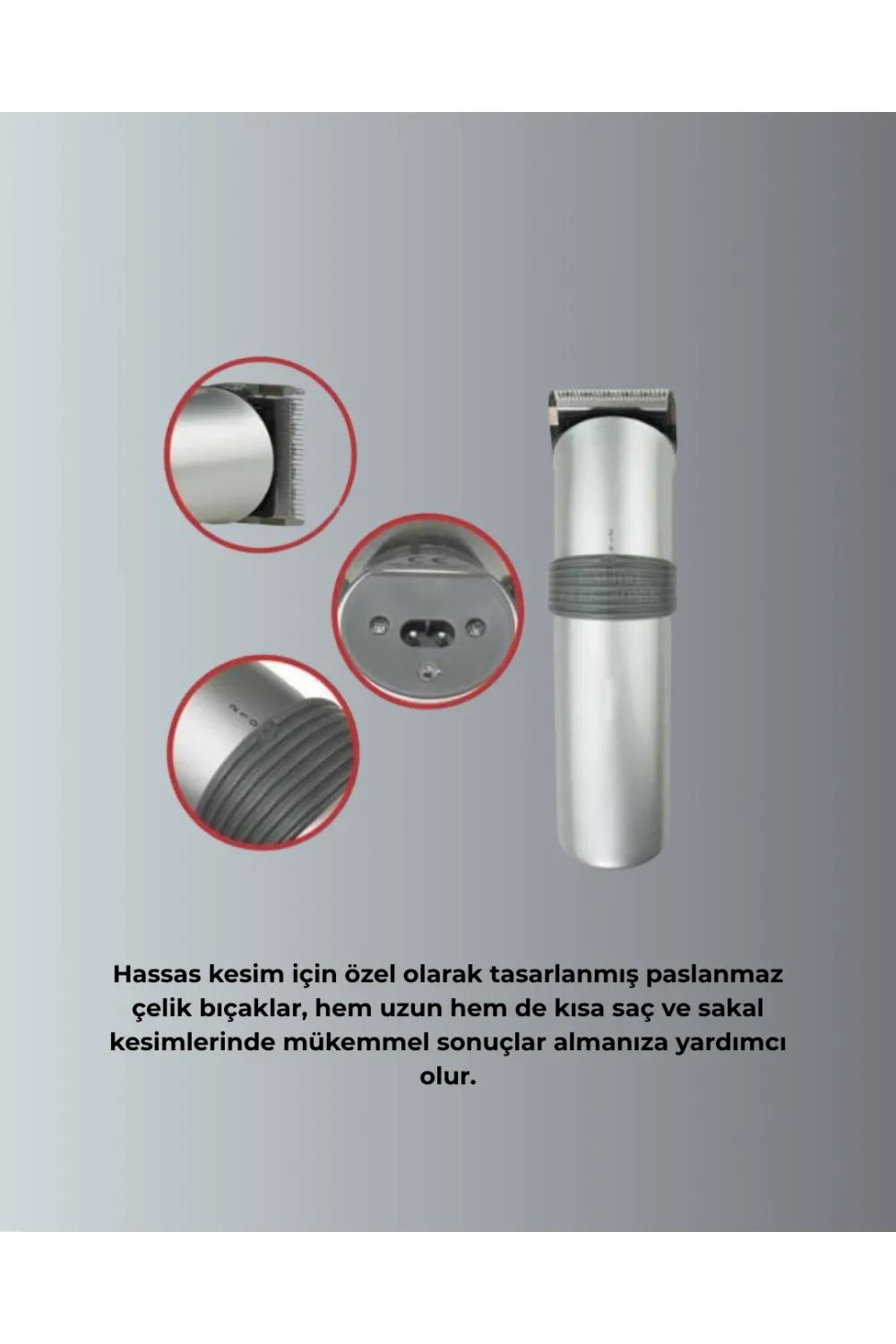 Şarjlı Ve Kablosuz Tıraş Makinesi – Her Yerde Rahat Kullanım
