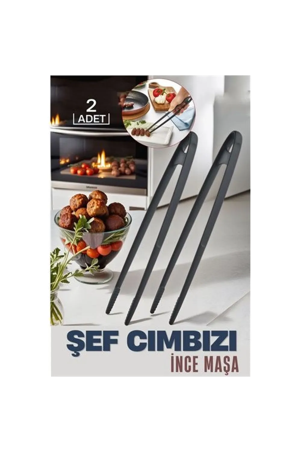 Şef Cımbızı İnce Maşa Kragness Design 719191