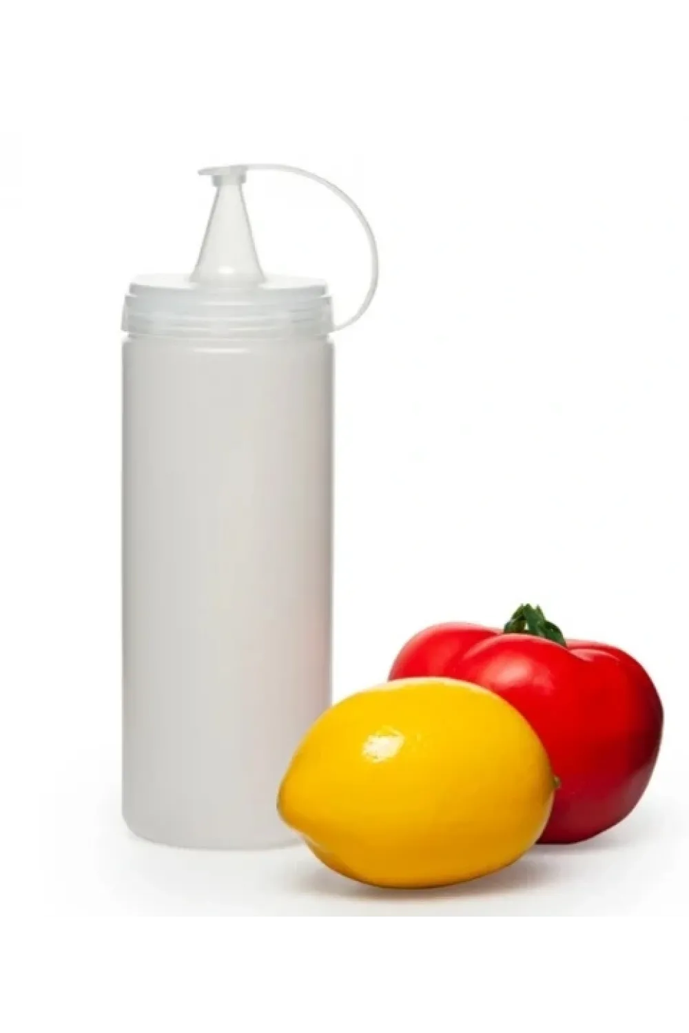 Şeffaf Sos Şişesi - 1000ml Dev Boy