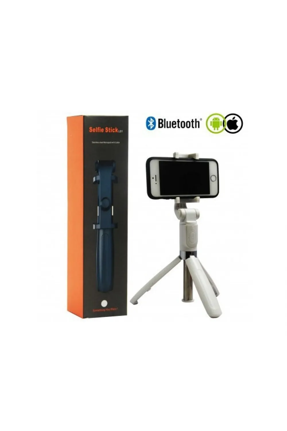 Selfie Stick L01 Bluetooth Kumandalı Selfie Çubuğu Tripod Monopod