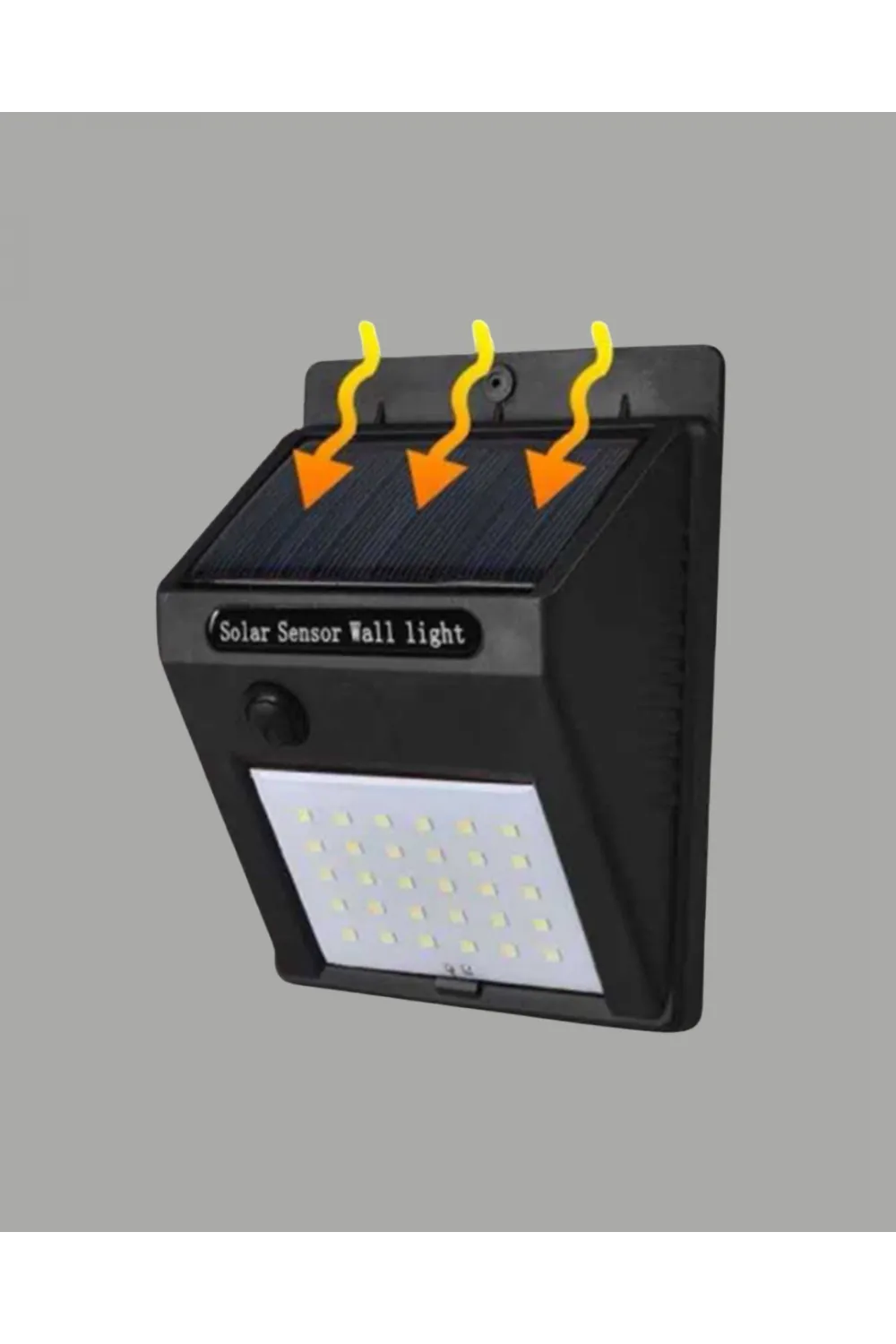 Sensörlü 20 Led Solar Duvar Lambası 3 Metre Algılama Mesafesi