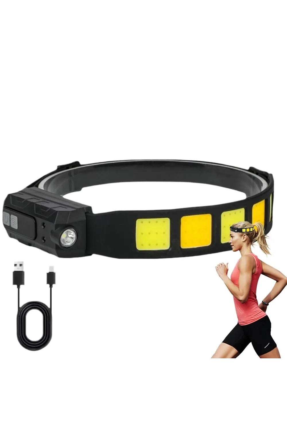 Sensörlü Cob Xpg Led Kafa Lambası Wt-066