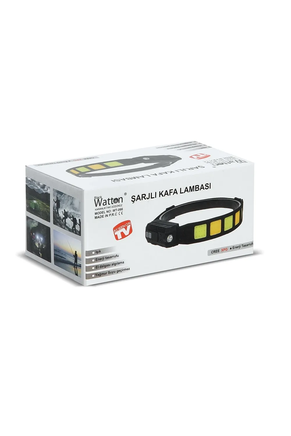 Sensörlü Cob Xpg Led Kafa Lambası  Wt-066