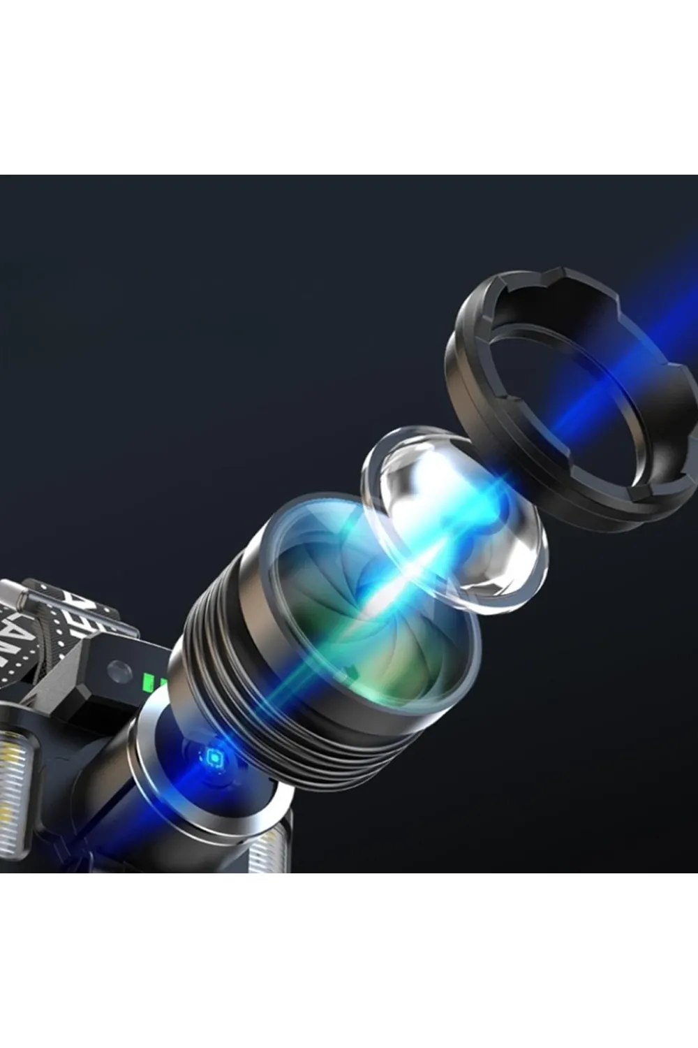 Sensörlü Cree Tg Led Şarjlı Kafa Lambası Wt-625