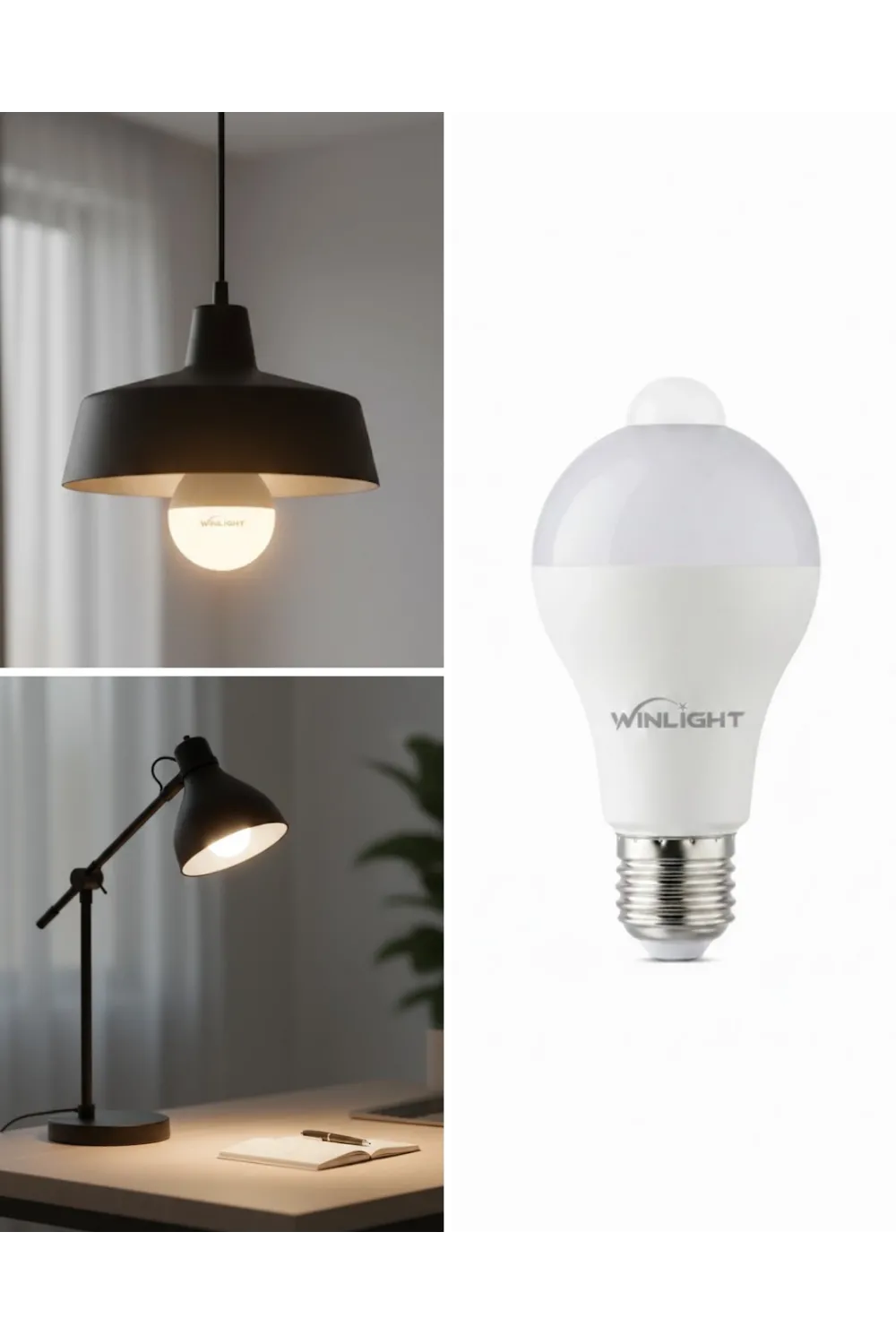 Sensörlü Led Lamba Otomatik Algılama Enerji Tasarruflu Aydınlatma