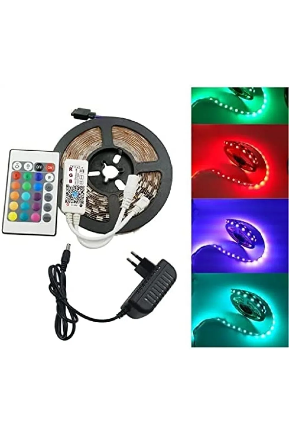 Şerit Led 5 Metre Kumandalı Animasyonlu Rgb