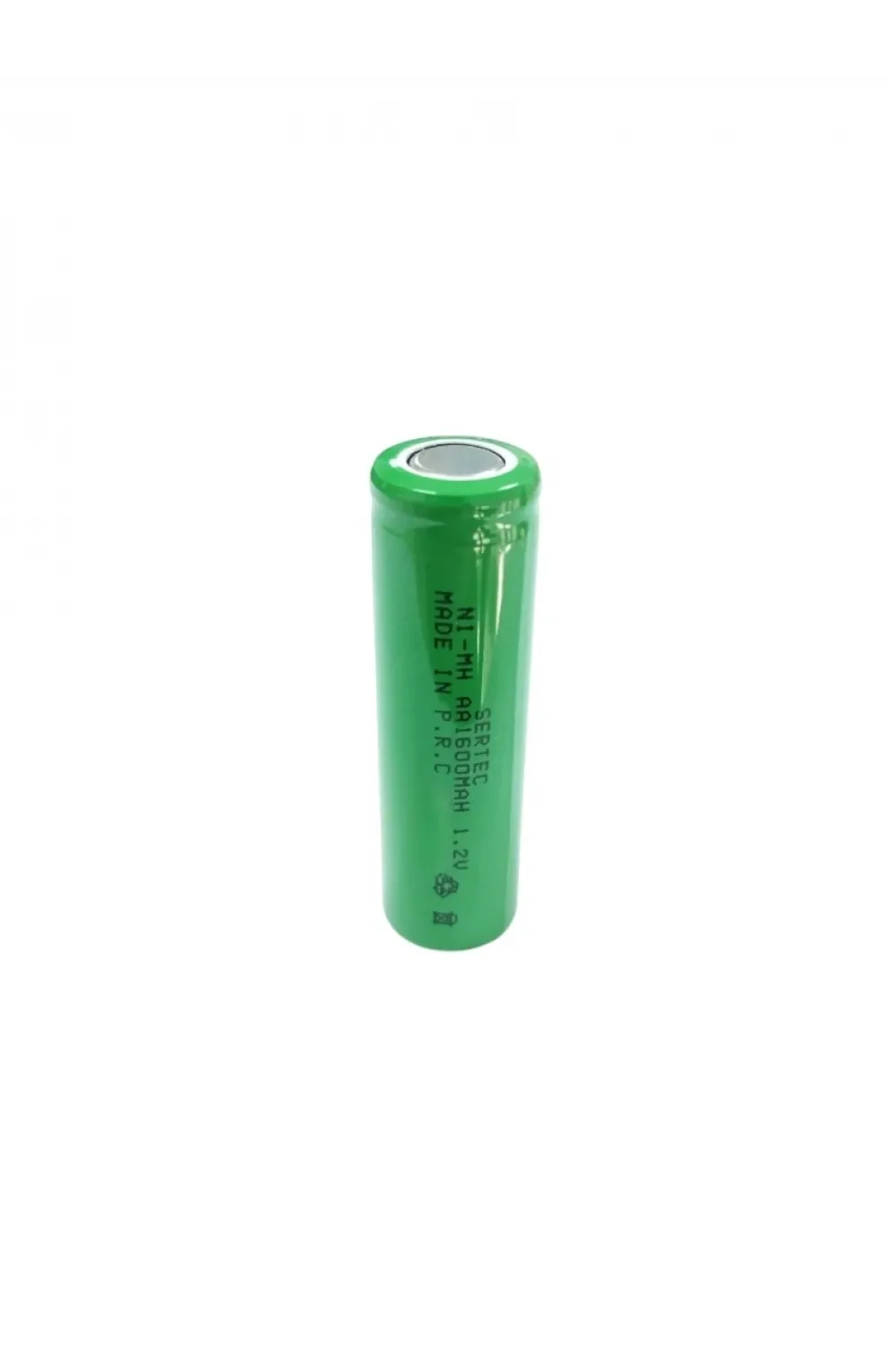 Sertec - 1.2v 1600 Mah - Aa - Ni-mh Şarjlı Pil - (başsız / Flat Head)