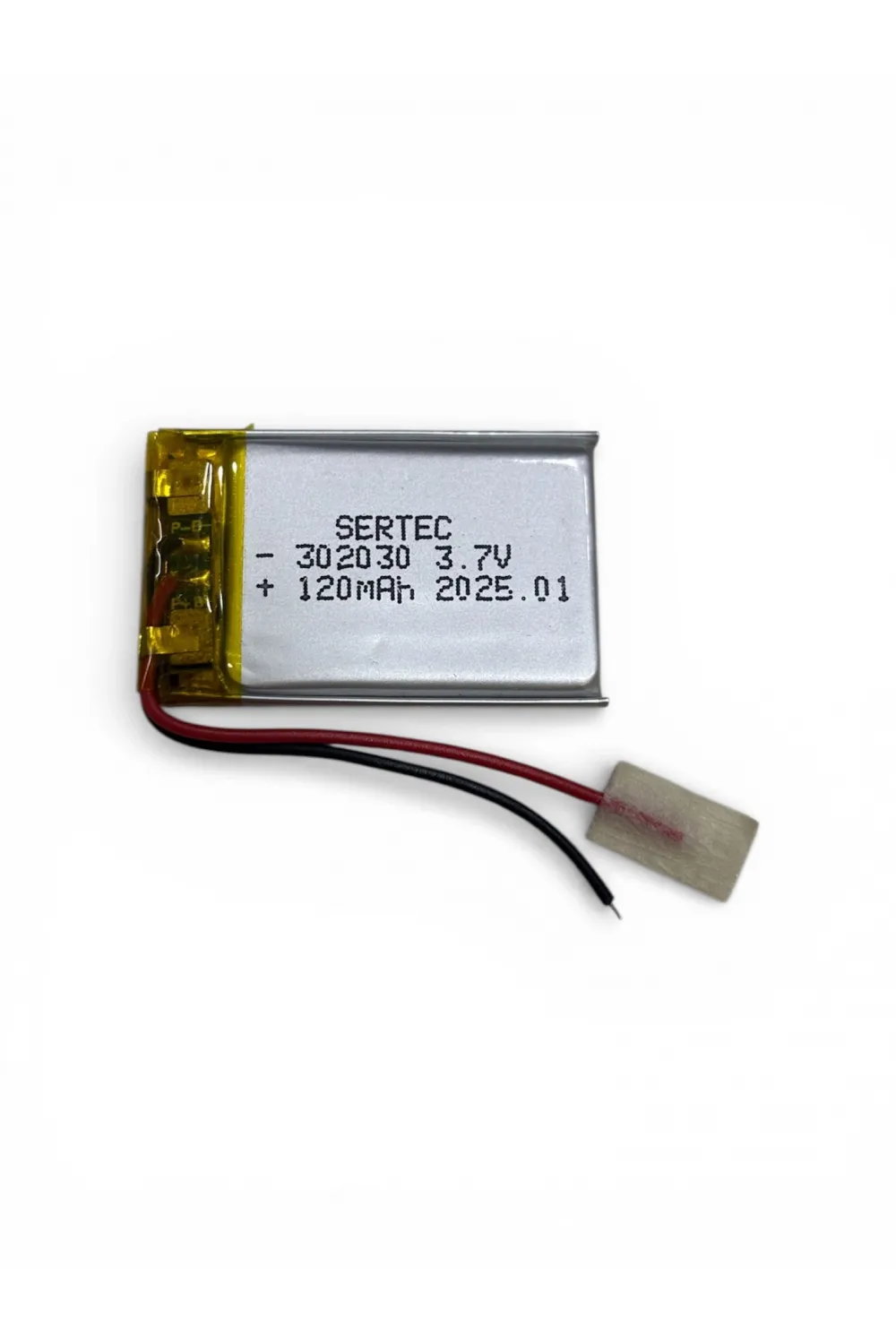 Sertec 302030 3.7v 120 Mah Li-polymer Pil (devreli/1.5a)